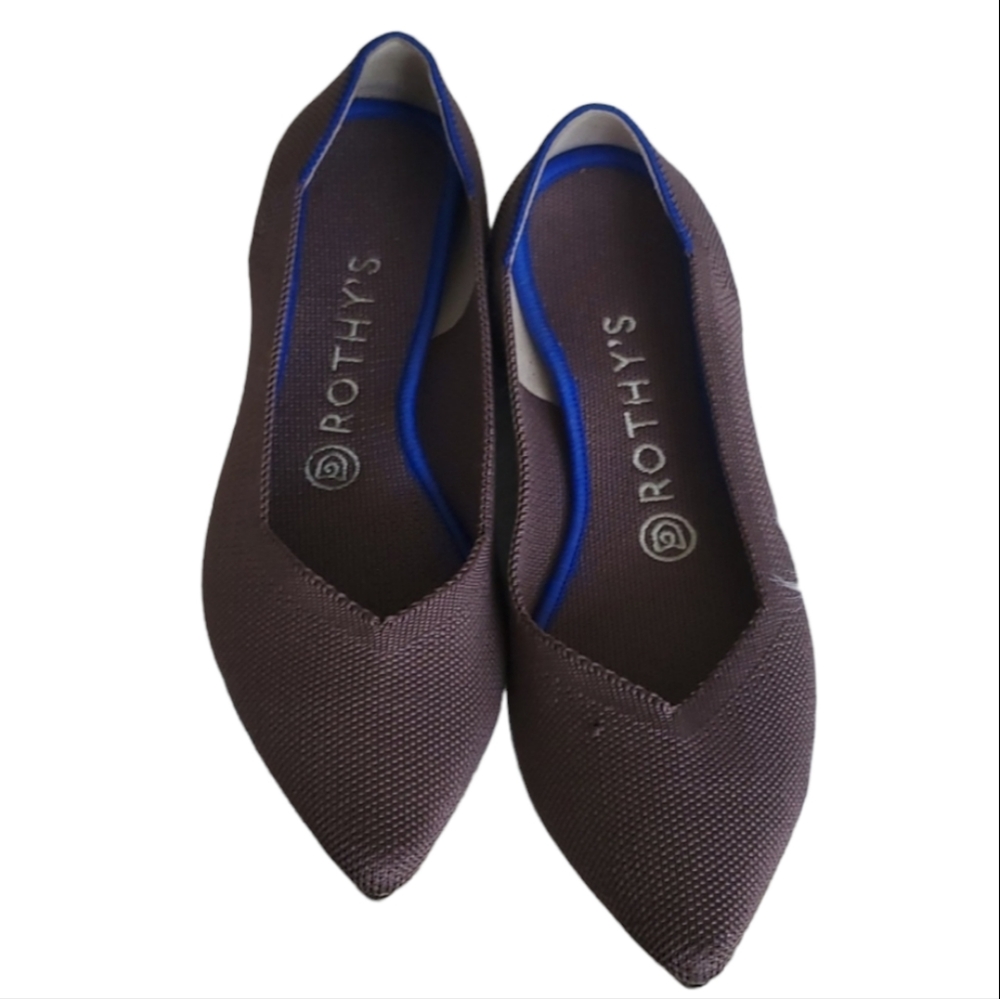 Rothys the point woman's ballet  slipon flats size 8